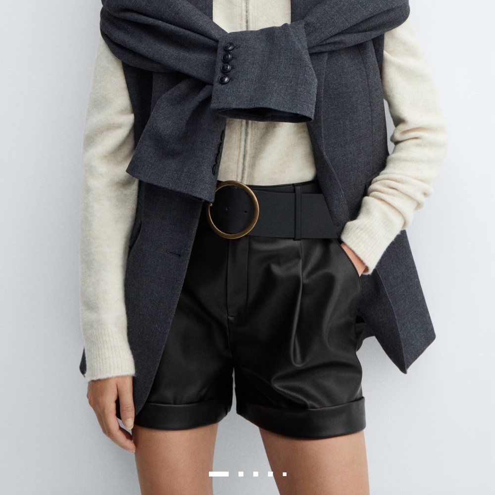 Elegant Black Women's Shorts